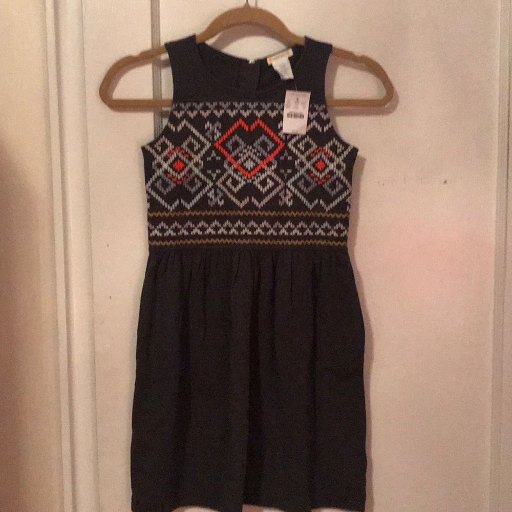 Crewcuts girl’s embroidered dress new size 8